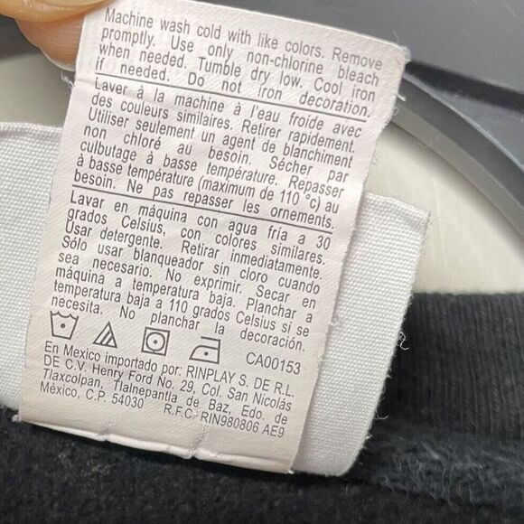 CHAMPION Reverse Weave Sweatshirt Men Large Black Day of the Dead Skull Logo - Picture 9 of 9